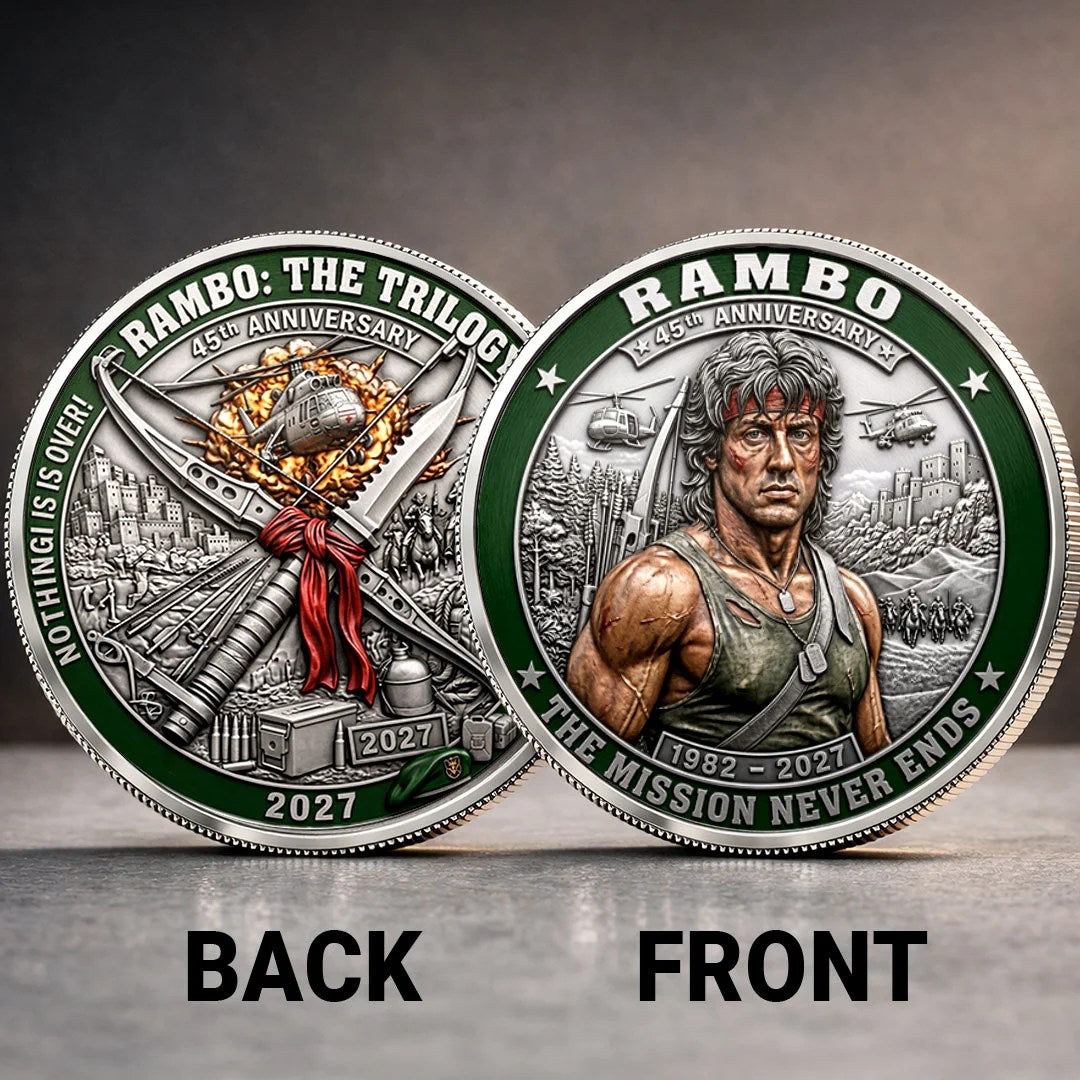 Rambo First Blood 45th Anniversary Commemorative Coin – TANTN25119
