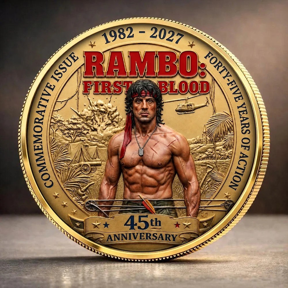 Rambo First Blood 45th Anniversary Commemorative Coin – TANTN25117