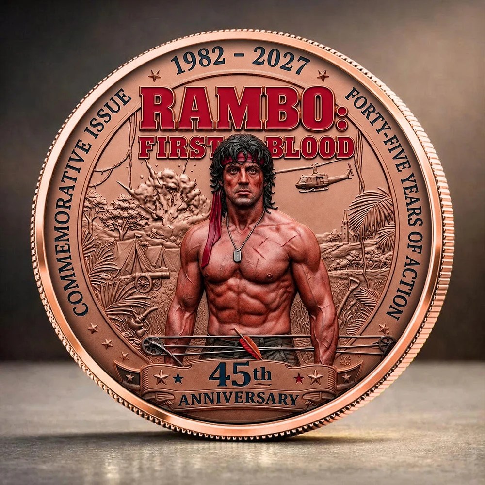 Rambo First Blood 45th Anniversary Commemorative Coin – TANTN25117