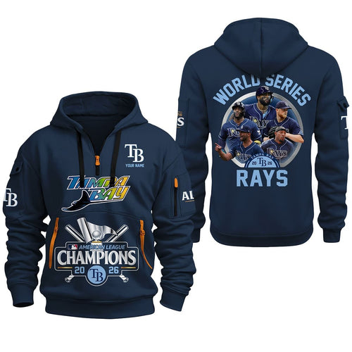 Rays ALCS Champions 2026 Quarter Zip Hoodie