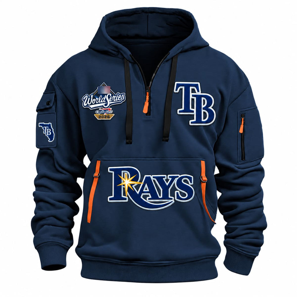 Rays World Series 2026 Half Zip Hoodie