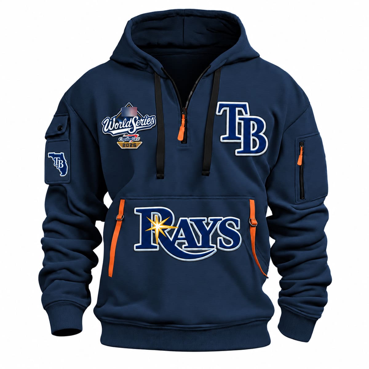 Rays World Series 2026 Half Zip Hoodie