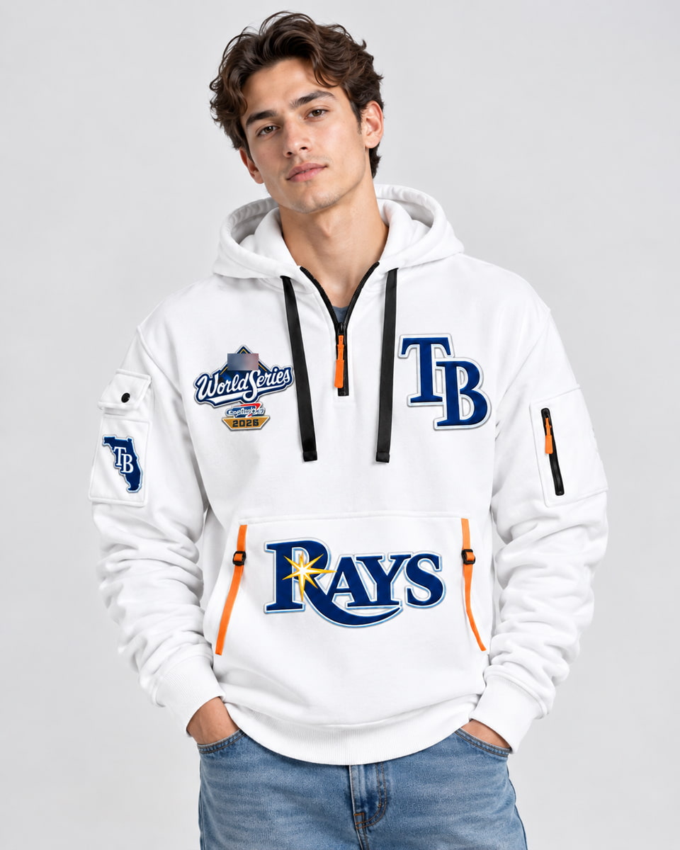Rays World Series 2026 Half Zip Hoodie