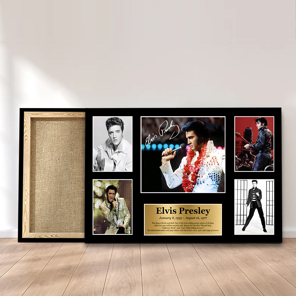 Elvis Presley Rectangle Canvas With Inner Frame – MAITM 12436