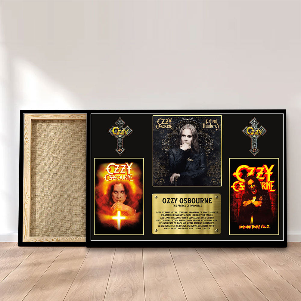 Ozzy Osbourne Rectangle Canvas With Inner Frame – TMTHU 145