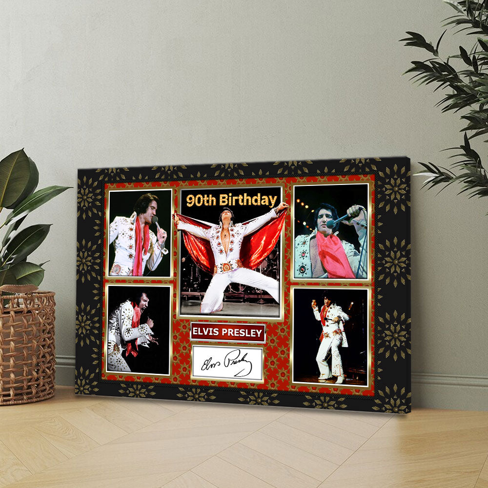 Elvis Presley Rectangle Canvas With Inner Frame – TMTHU 352
