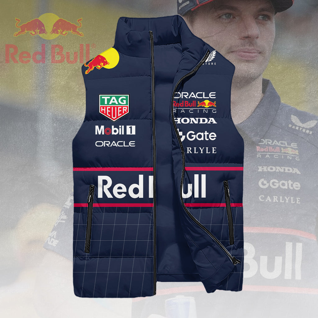 Red Bull Racing x Max Verstappen 3D Sleeveless Down Jacket – HOATT13437