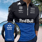 Red Bull Racing Zip Polo Shirt – TMTHU3367