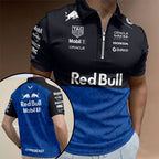 Red Bull Racing Zip Polo Shirt – TMTHU3367