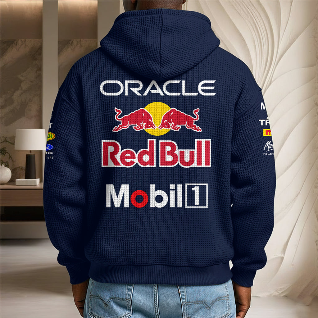 Red Bull Racing x Max Verstappen 2026 3D Unisex Waffle Hoodie – HOATT16043