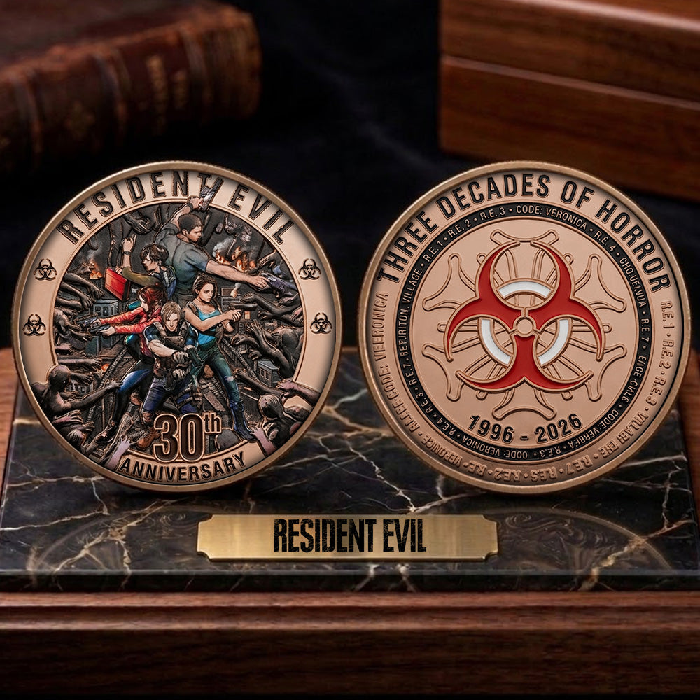 Resident Evil 30th Anniversary 2026 Commemorative Coin – TMTHU5147
