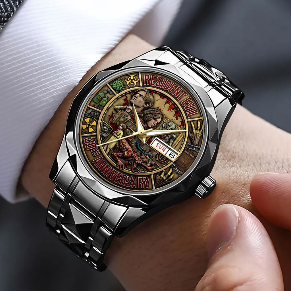 Resident Evil 30th Anniversary Alloy Luxury Quartz Watch – TMTHU4495