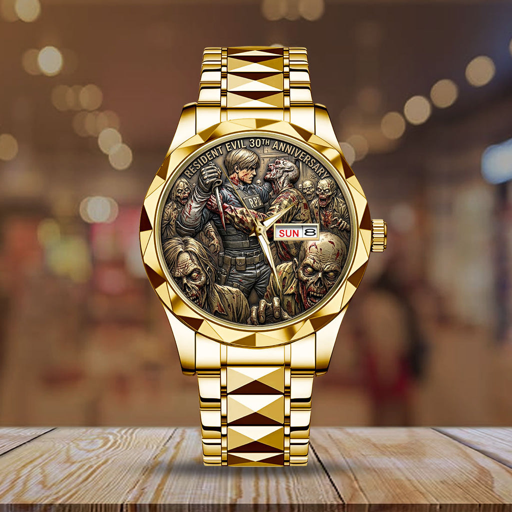 Resident Evil 30th Anniversary Alloy Luxury Quartz Watch – TMTHU4544