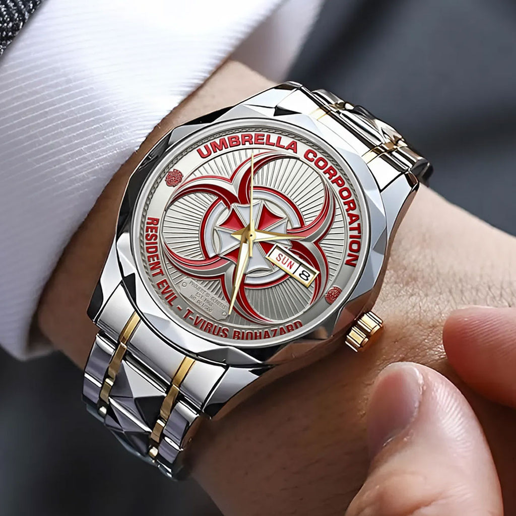 Resident Evil 30th Anniversary Alloy Luxury Quartz Watch – TMTHU4749