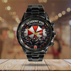 Resident Evil 30th Anniversary Black Stainless Steel Watch – TMTHU4747