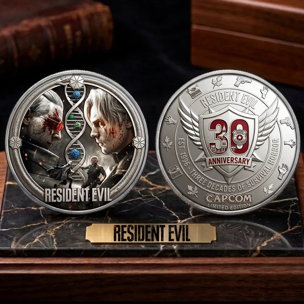 Resident Evil 30th Anniversary Commemorative Coin – TMTHU5448
