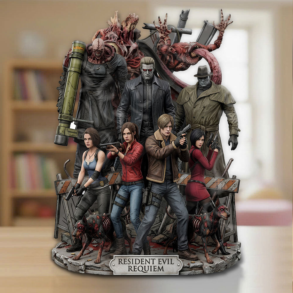 Resident Evil Requiem Custom Shape Acrylic Plaque – TMTHU4491