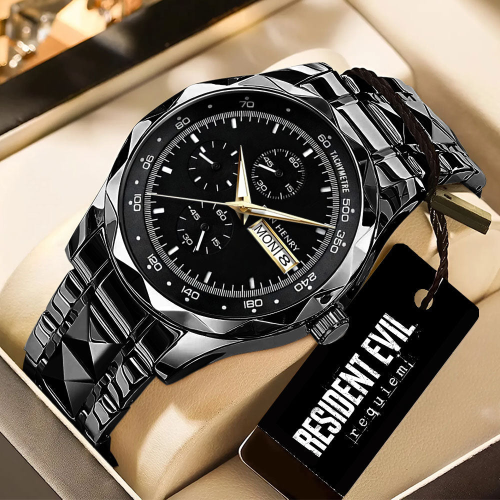 Resident Evil Requiem Alloy Luxury Quartz Watch – TANTN22223