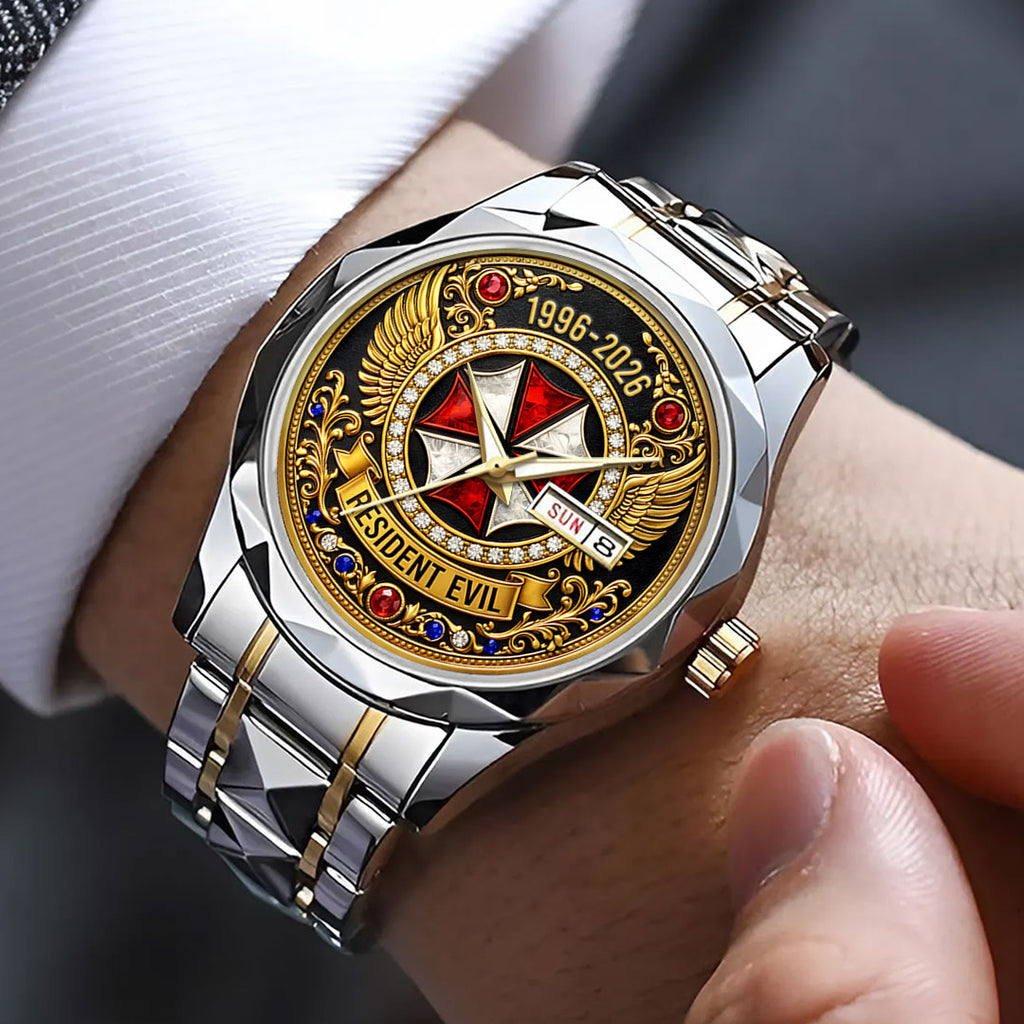 Resident Evil Requiem Alloy Luxury Quartz Watch – HOATT16508