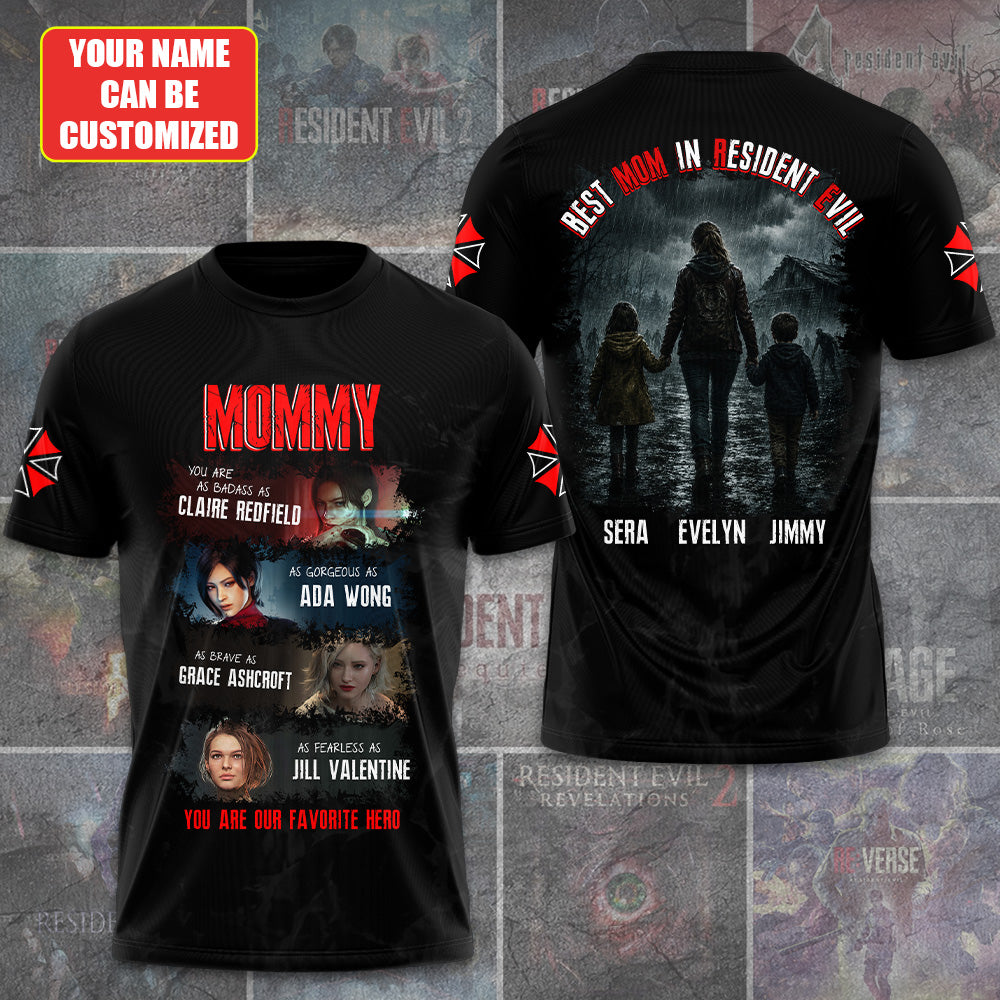 Personalized Resident Evil 3D Apparel – GNE6982