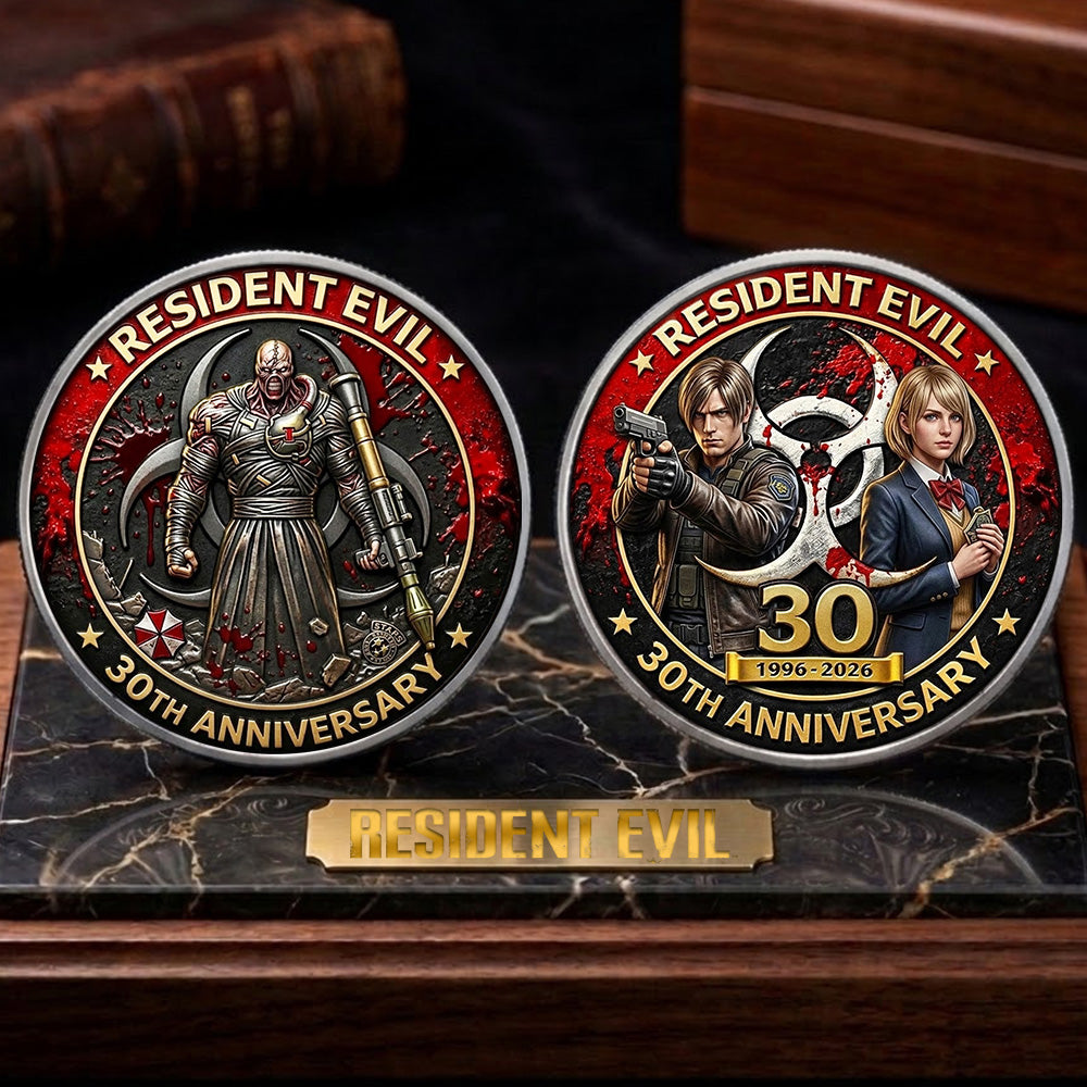 Resident Evil 30th Anniversary Commemorative Coin – TMTHU4338