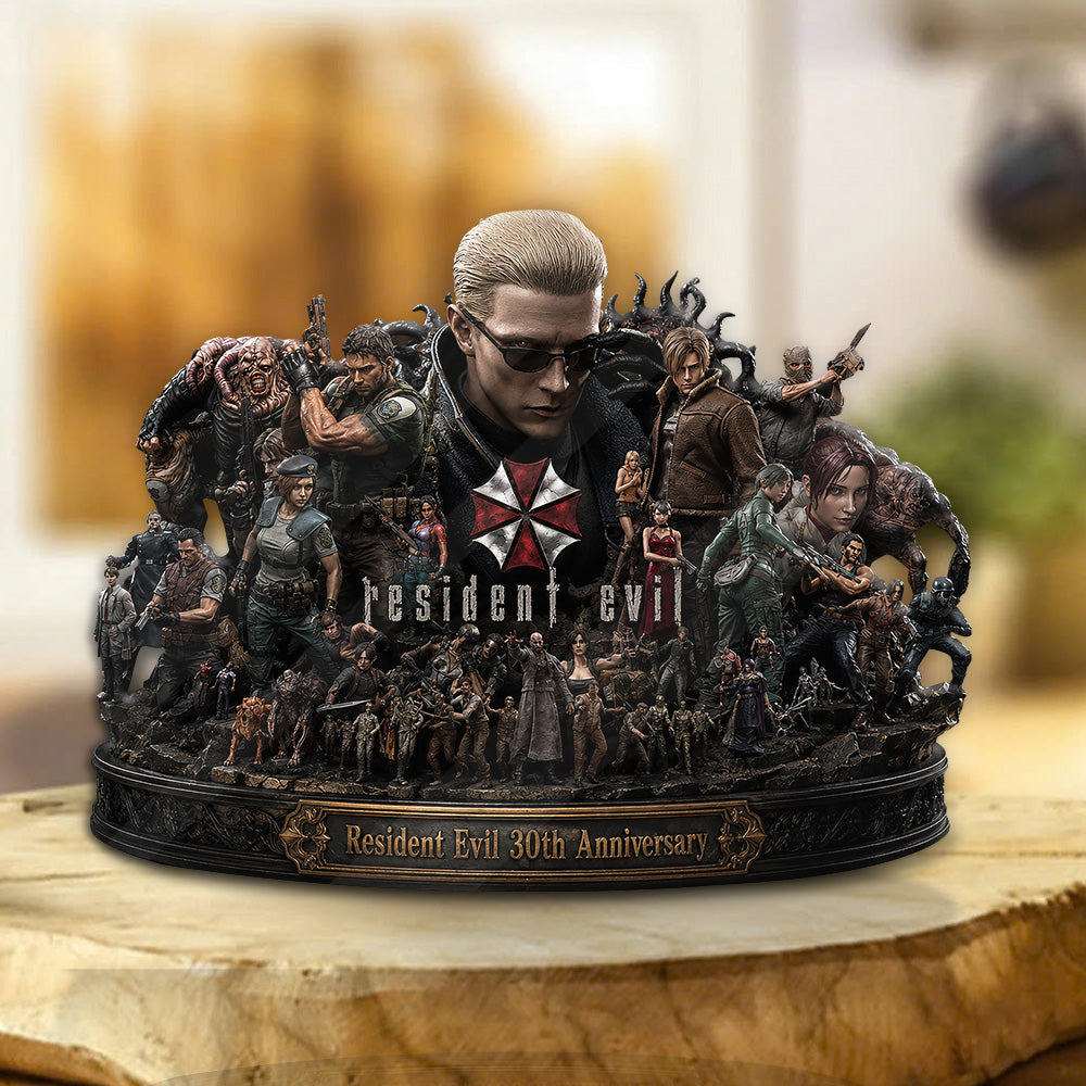 Resident Evil 30th Anniversary Custom Shape Acrylic Plaque – GNE6342