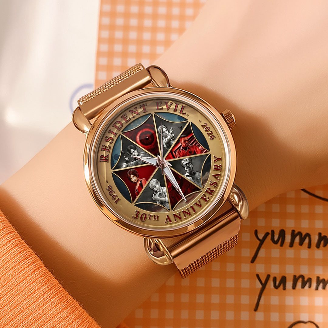 Resident Evil 30th Anniversary Mesh Strap Quartz Watch – TMTHU4418