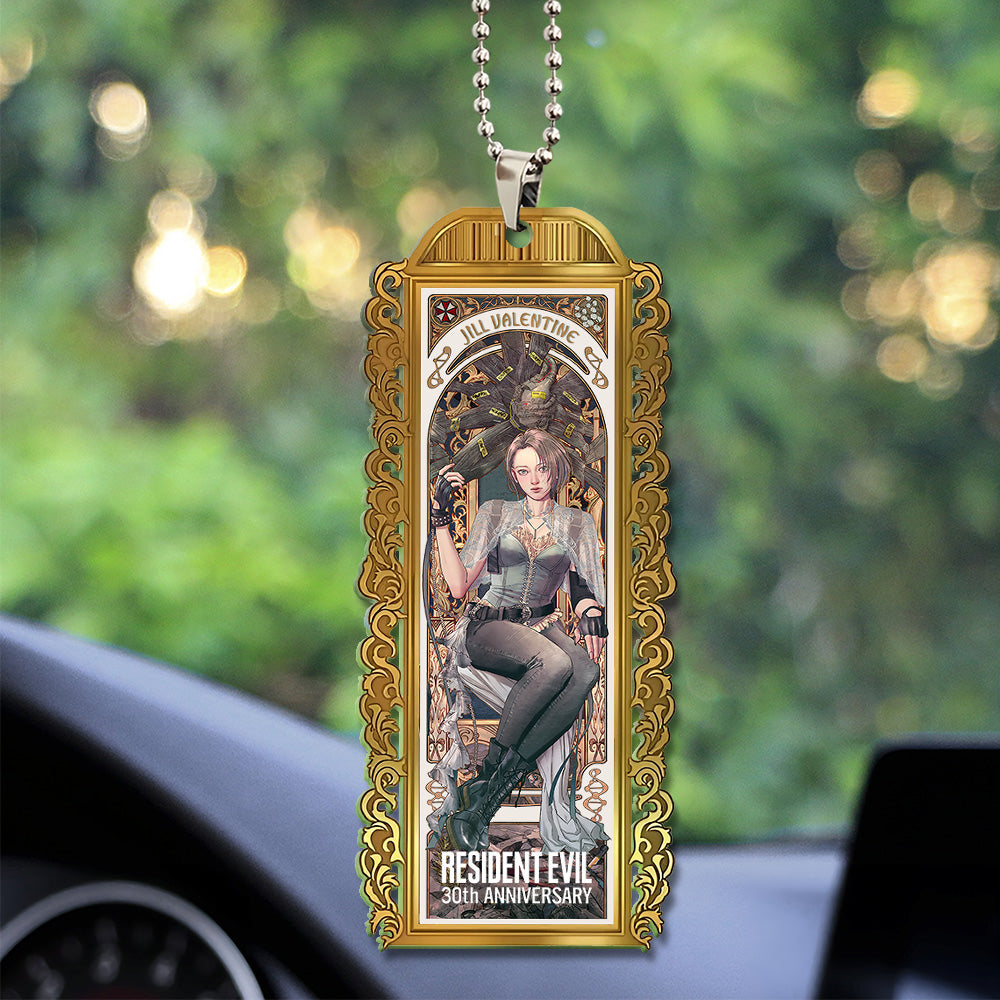 Resident Evil Requiem x Jill Valentine Custom shape 2-sided Acrylic Car Ornament – GNE5338.1