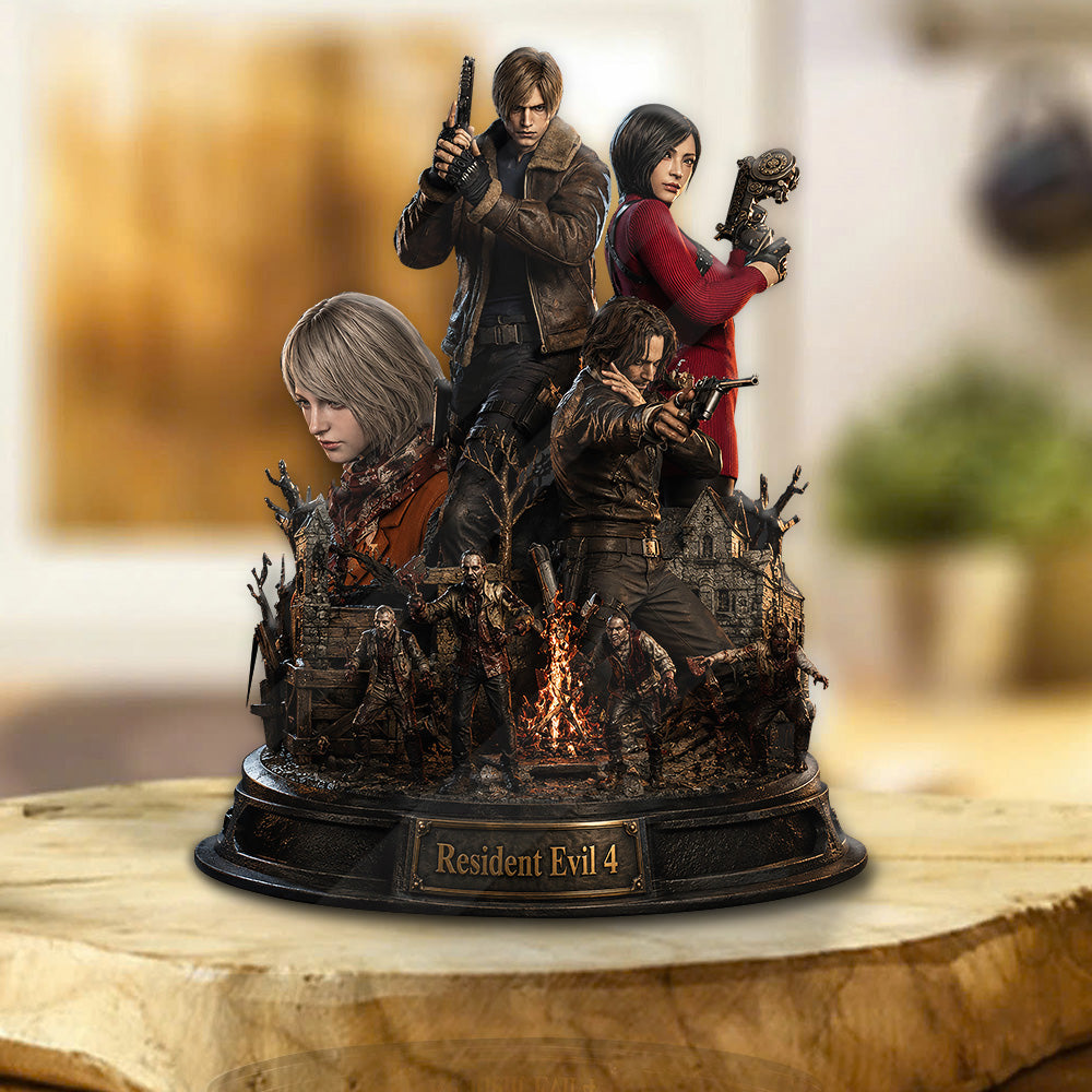 Resident Evil 4 Remake Custom Shape Acrylic Plaque – GNE6343