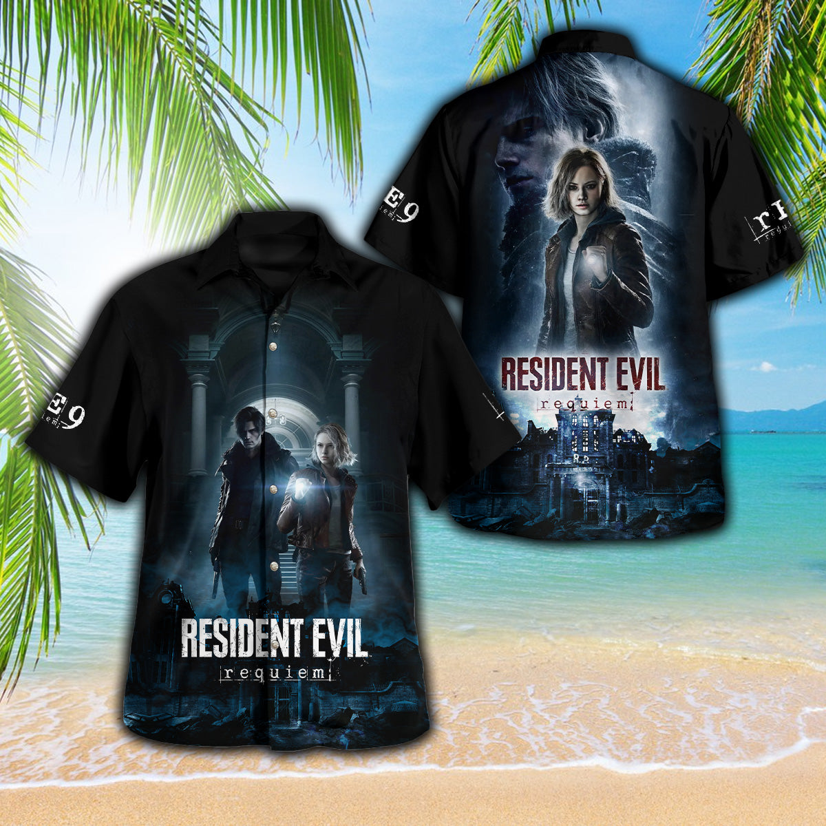 Resident Evil Requiem 3D Hawaiian Apparel – GNE53301.6