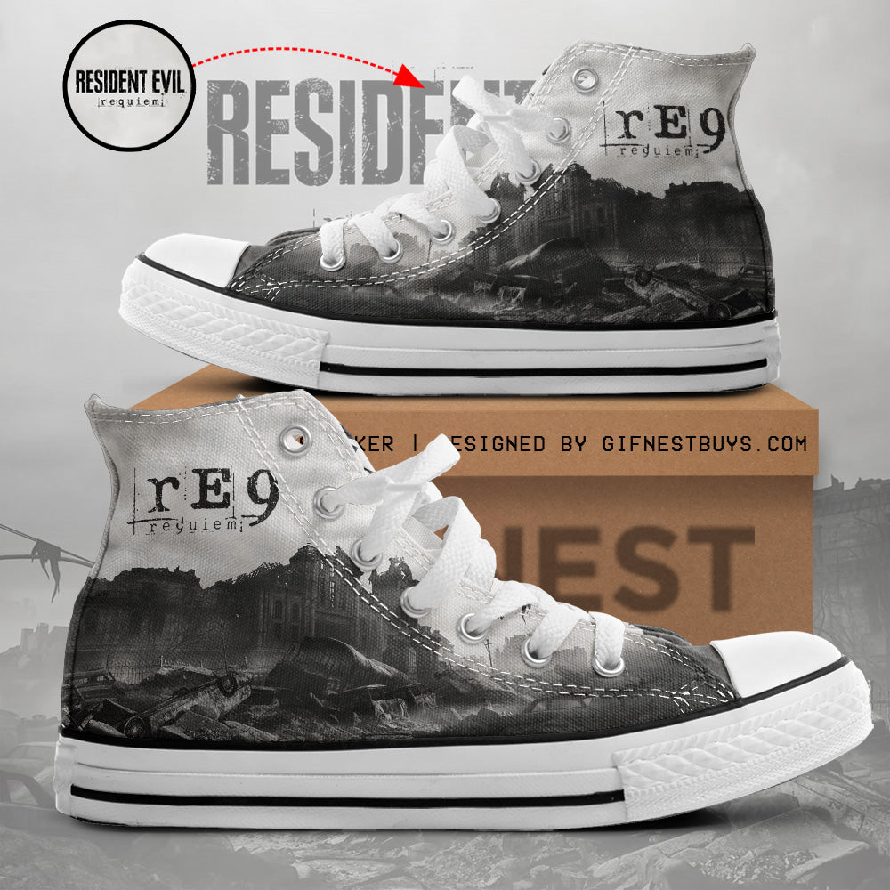 Resident Evil Requiem High Top Canvas Shoes – GNE5658