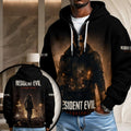 Resident Evil Requiem x Leon Scott Kennedy 3D Unisex Waffle Hoodie – GNE5414.3