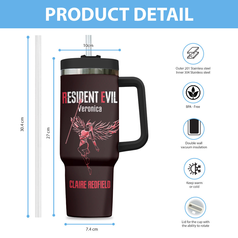 Resident Evil Veronica 40oz Tumbler – GNE6887.11