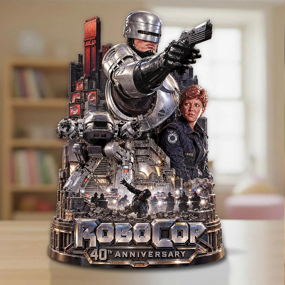 Robocop 40th Anniversary Custom Shape Acrylic Plaque – GNE8874