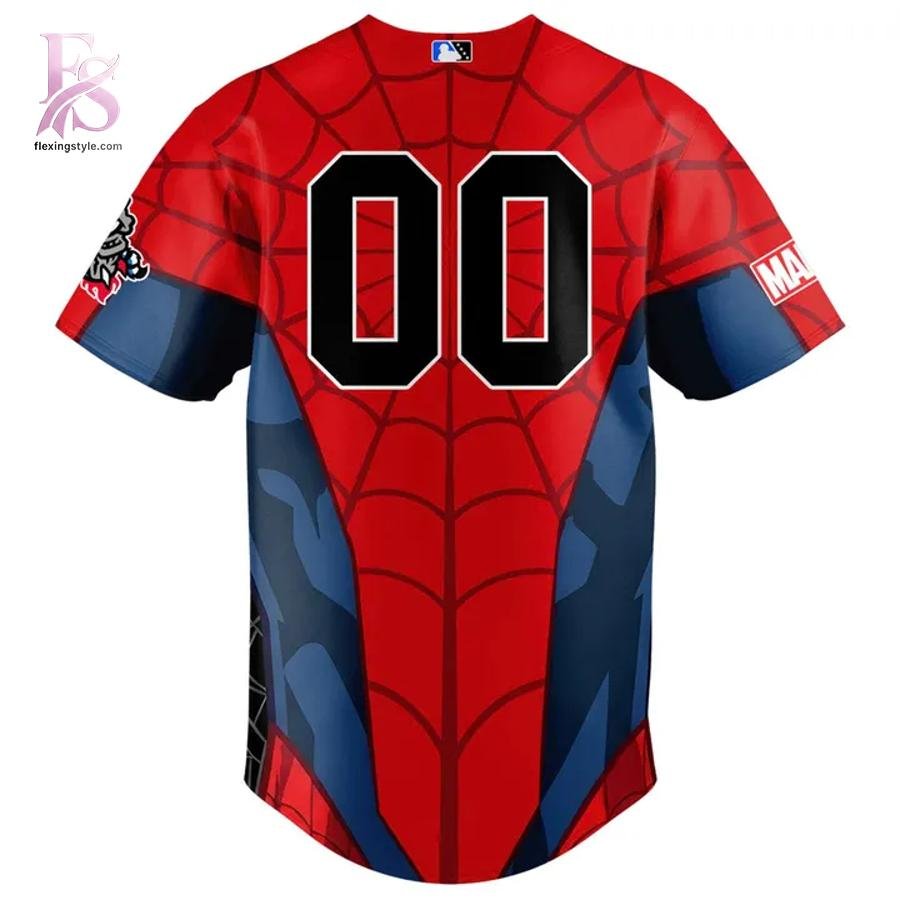 Rocket City Trash Panda Spider-Man Jersey 2026