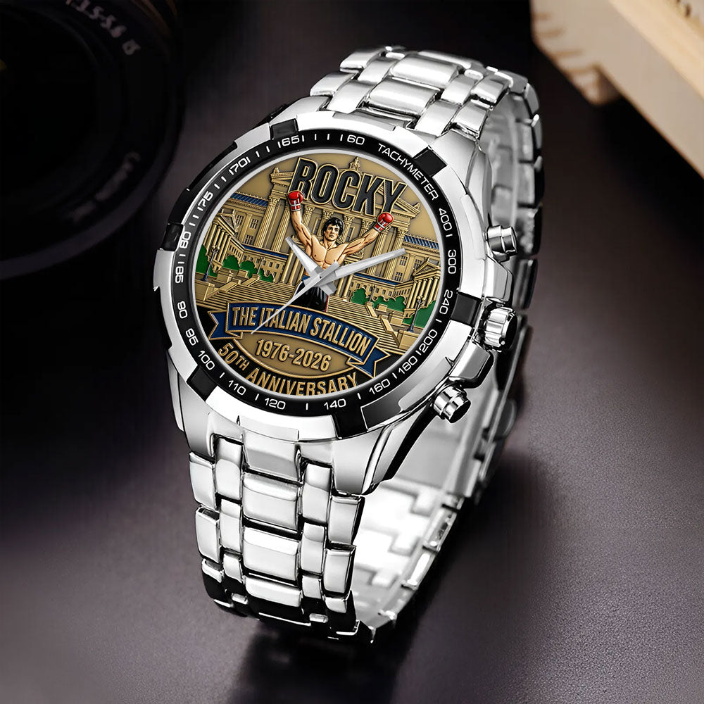 Rocky Balboa 50th Anniversary Alloy Men Quartz Watch – TANTN19937