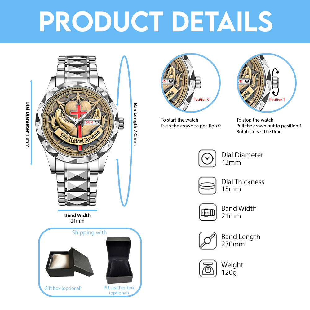 São Gabriel Arcanjo Alloy Luxury Quartz Watch – TANTN 15190