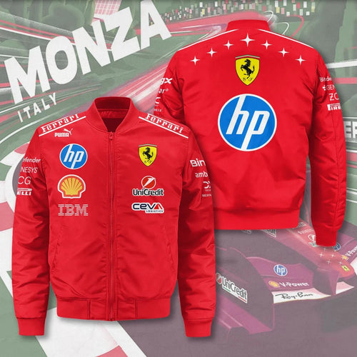Scuderia Ferrari Monza Grand Prix 2026 3D Bomber Jacket – TANTN25306