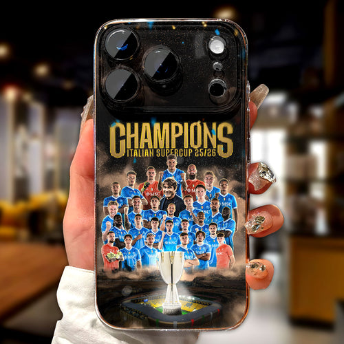 S.S.C. Napoli 2025 Italian Super Cup Champions Phone Case – MAITM14190