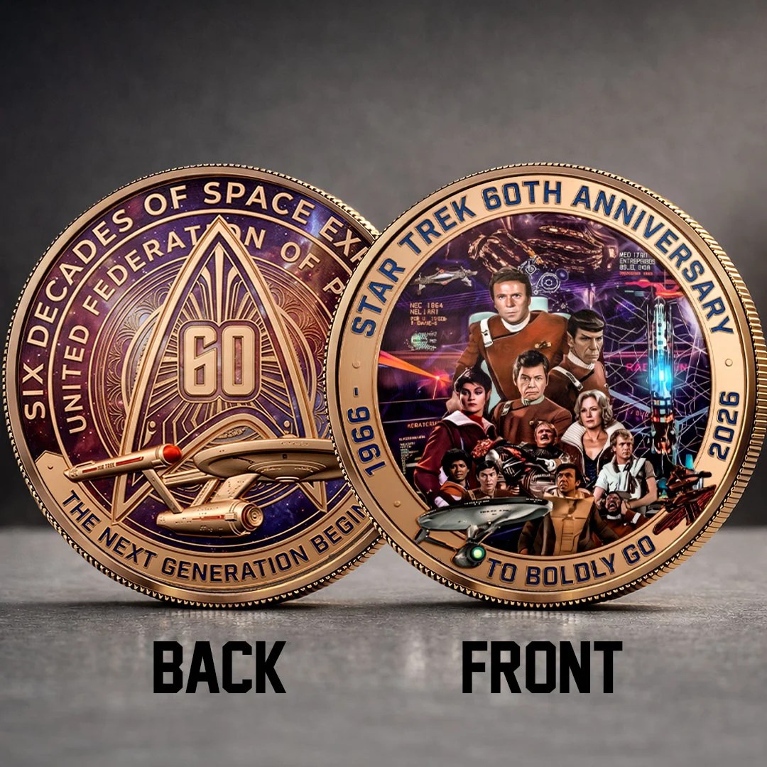 Star Trek 60th Anniversary Commemorative Coin – TMTHU9104