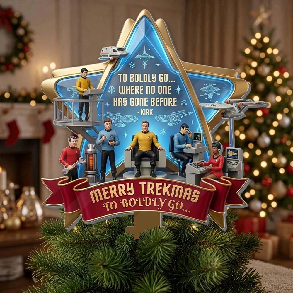 Star Trek Christmas Tree Topper – TMTHU9620