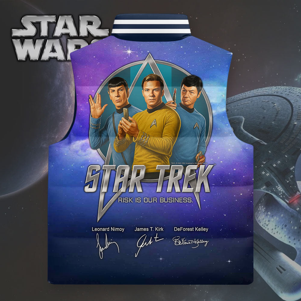 Star Trek 3D Sleeveless Down Jacket – TMTHU1633