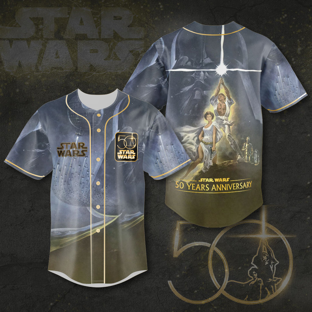 Star Wars 50th Anniversary Baseball Jersey – TMTHU1474