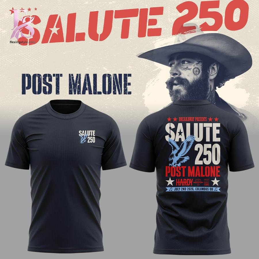 Salute 250 Columbus Post Malone Shirt