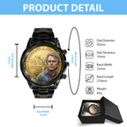 Sam Neill Black Stainless Steel Watch – TANTN24310