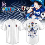 Samurai Blue Japan Soccer Baseball Jersey