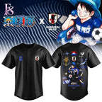 Samurai Blue Japan Soccer Baseball Jersey