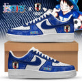 Samurai Blue Japan Soccer x One Piece Air Force Shoes