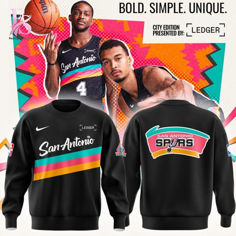 San Antonio Spurs Back To Black City Edition Shirt