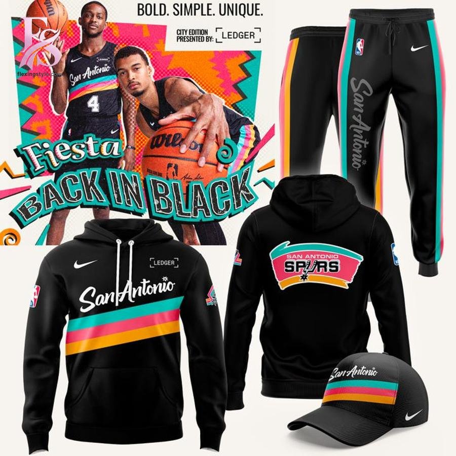San Antonio Spurs Back To Black City Edition Shirt